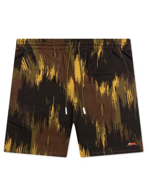 ICECREAM MELTED SWEATSHORTS - DRIED TOBACCO