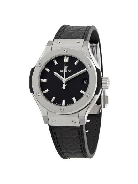 Hublot Hublot Classic Fusion Quartz Black Dial Ladies Watch 581NX1171LR