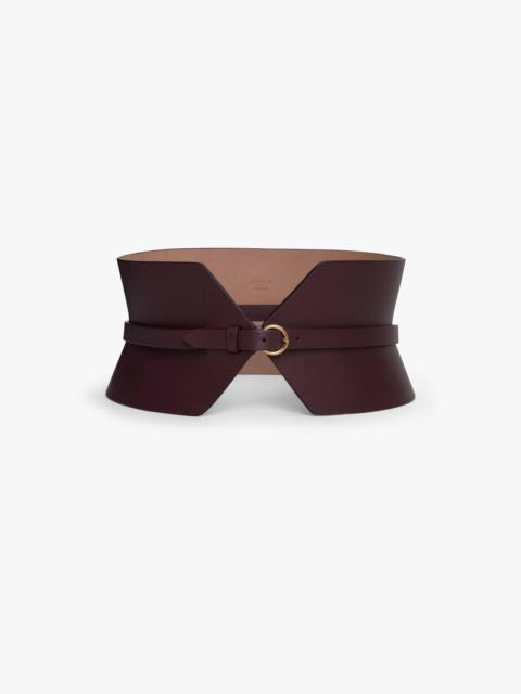Alaïa DOUBLE BUSTIER BELT IN CALFSKIN
