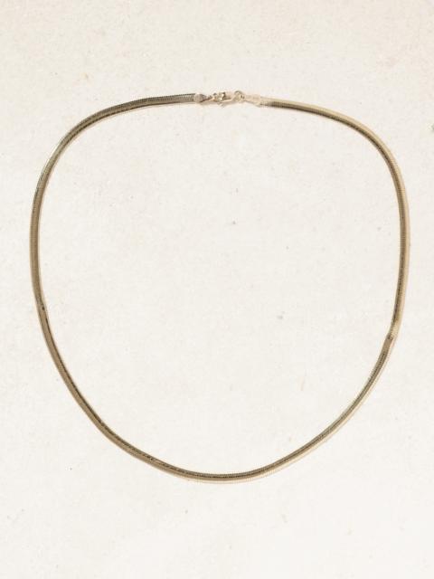 ROXANNE FIRST Reversible 14-karat Yellow And White Gold Necklace