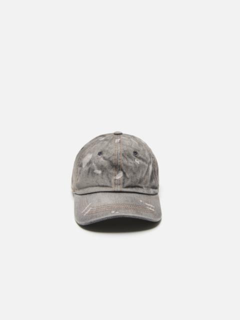 Acne Studios Washed denim cap - Black