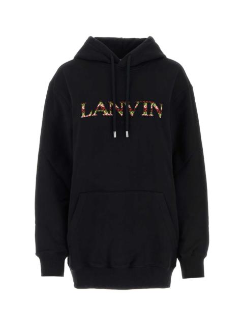 Lanvin Lanvin Women Black Cotton Sweatshirt
