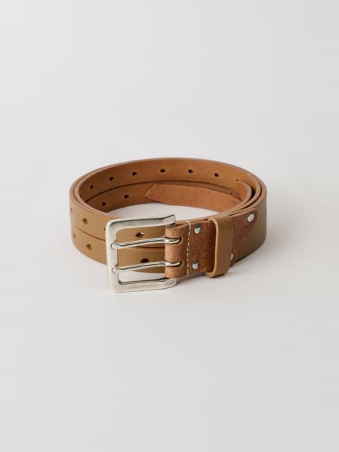 Our Legacy Split Belt Oily Sand Leather