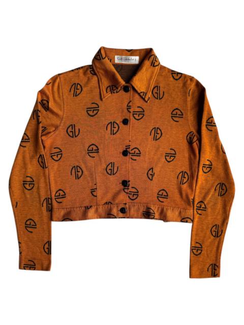 Other Designers Designer - VERY RARE VINTAGE KNITWEAR CROP TOP GUY LAROCHE MONOGRAM