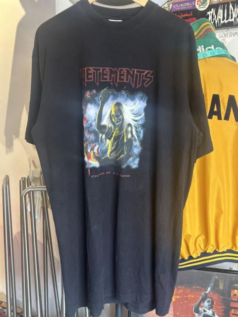 VETEMENTS Vetements Iron Maiden Black