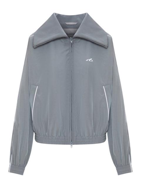BALENCIAGA Balenciaga Women Bodies High Neck Jacket In Technical Cotton Poplin