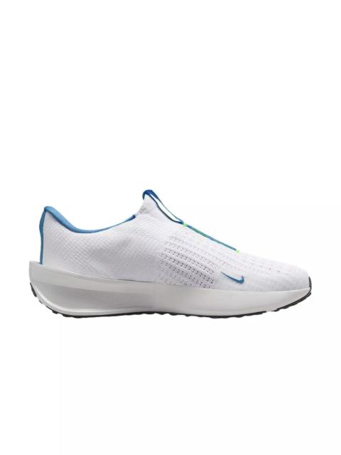 Nike Interact Run EasyOn "White/Volt/Platinum Tint/Blue Beyond" Women's Running Shoe