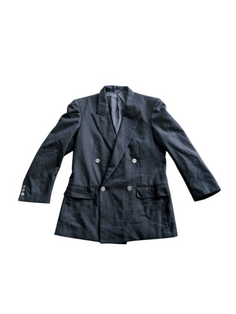 BALENCIAGA Vintage Balenciaga BB Button Men Hourglass Wool Blazer