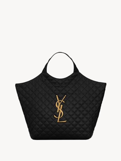SAINT LAURENT ICARE MAXI SHOPPING BAG IN QUILTED LAMBSKIN