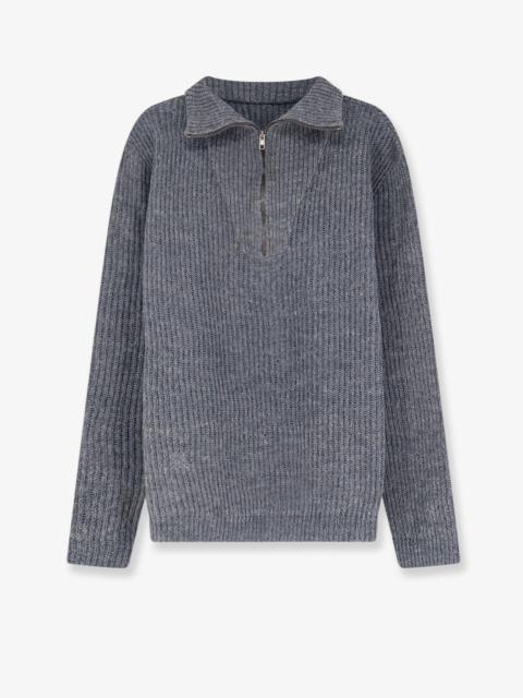 Maison Margiela Maison Margiela Ribbed Linen And Wool Blend Sweater