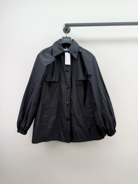 Prada Prada Triangle Logo Windbreaker Coat/Vest