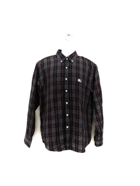 Other Designers Vintage - Vintage Navy Checkered Shirt