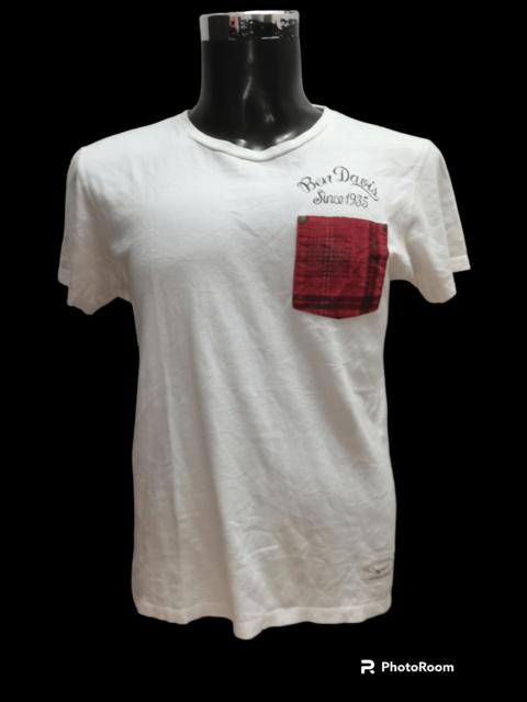 Other Designers Ben Davis tartan single pocket shirt