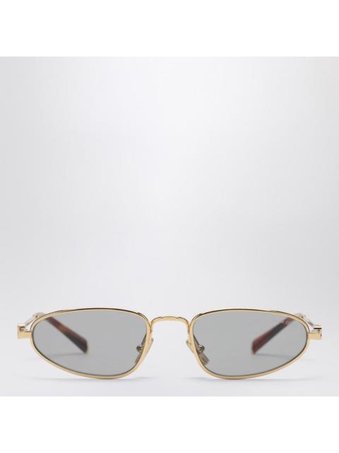 Miu Miu Miu Miu Miu Miu Logo Gold Sunglasses Women