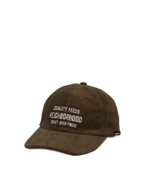 NEIGHBORHOOD CORDUROY EMBROIDERED BASEBALL HAT
