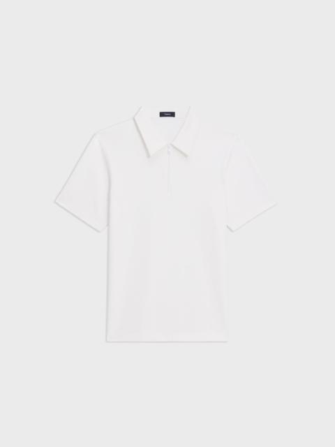 Theory Ryder Quarter-Zip Polo in Relay Jersey