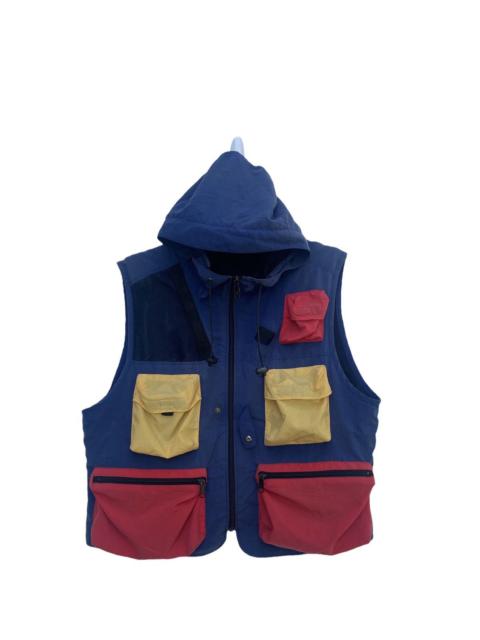 Other Designers Japanese Brand × Junya Watanabe - JAPAN BRAND OUTDOOR VEST MULTICOLOR AND MULTI POCKET DESIGN