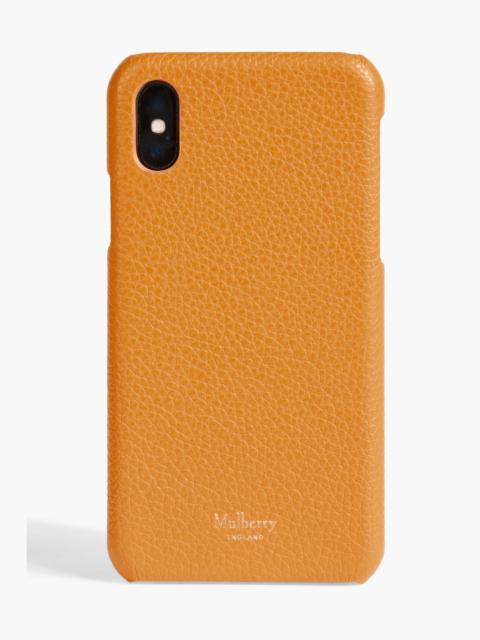 Mulberry Pebbled-leather iPhone X case
