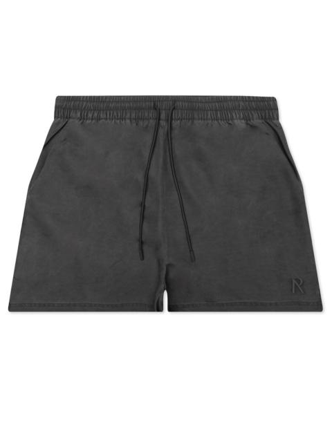 REPRESENT SMART SWIM SHORTS METAL INITIAL - BLACK