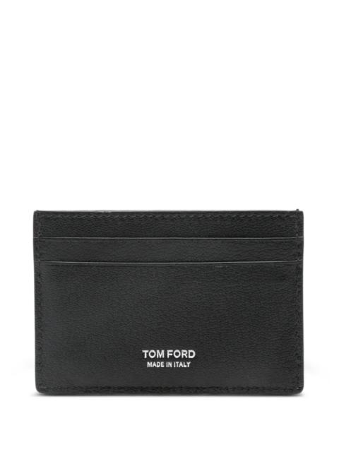 TOM FORD Tom Ford Men Logo-Print Leather Cardholder