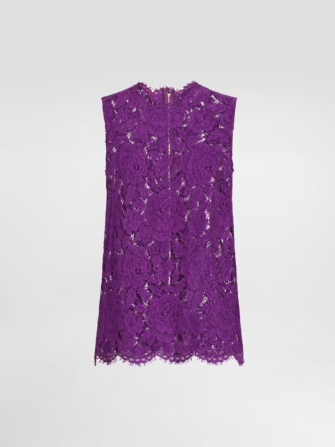 Dolce & Gabbana Cordonetto floral lace top