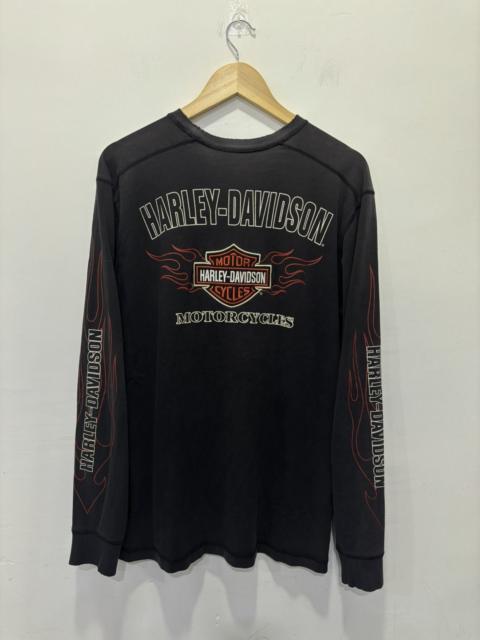 Other Designers Vintage Harley Davidson Flames Longsleeve Shirt