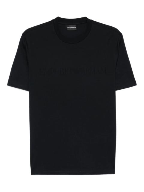 EMPORIO ARMANI Emporio Armani Embossed Crew-neck T-shirt