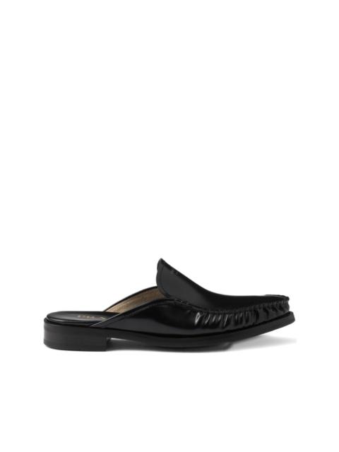 leather mules