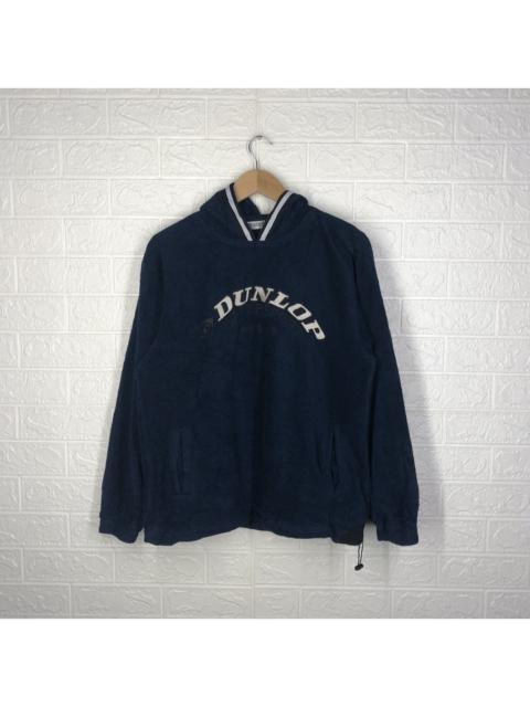 Other Designers Sports Specialties - Dunlop Motorsport Fleece Hoodie Big Embroidery Spell Out