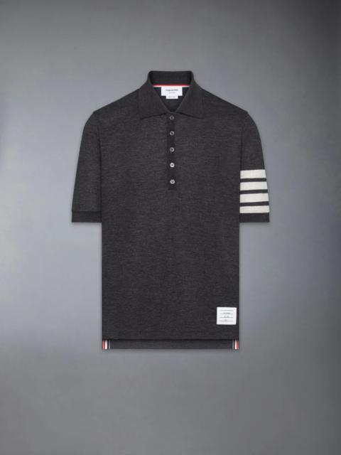 Thom Browne Wool Jersey 4-Bar Polo Men
