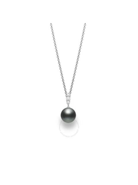 MIKIMOTO Mikimoto Morning Dew Black Pearl Pendant - Mpa10383bdxw