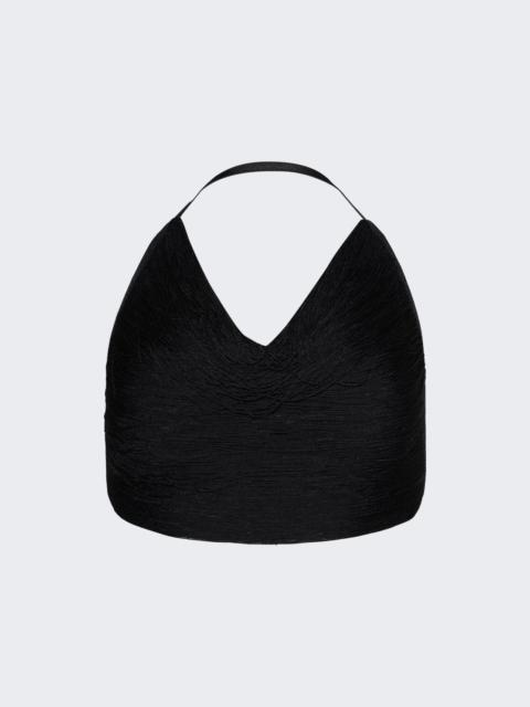 THE ATTICO Crop Top Black