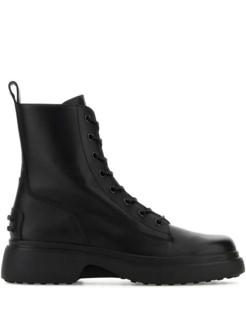 Tod's Tod's Women Platform Leather Combat Boots