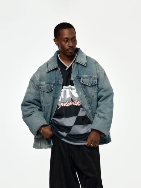 Martine Rose PADDED DENIM JACKET (BLUE)