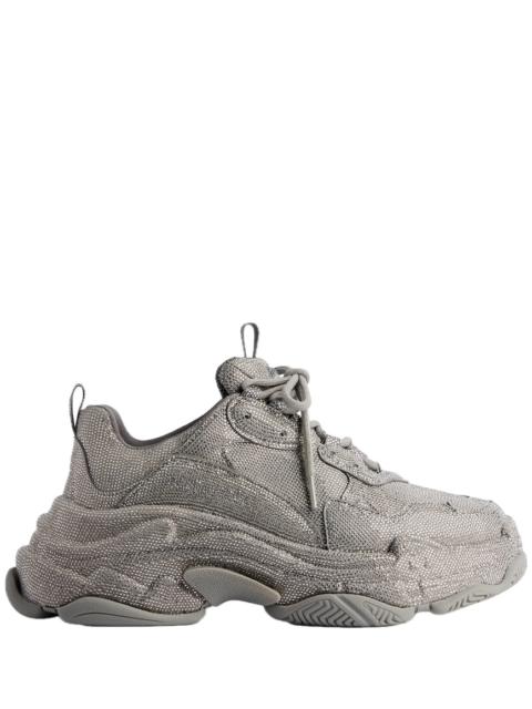 BALENCIAGA Balenciaga Triple S Rhinestones Sneakers