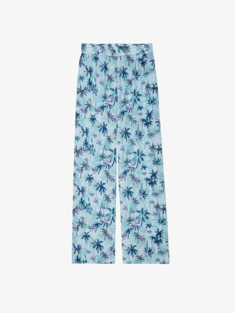 Zadig & Voltaire Resort Women's Wide Leg Silk Pants