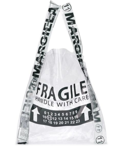 Maison Margiela Fragile shopper tote