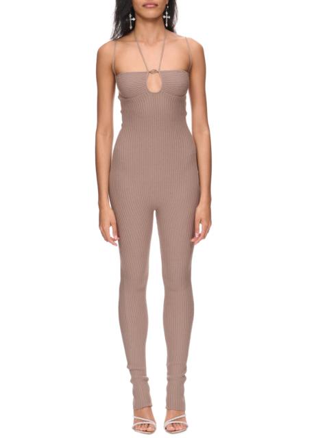 Blumarine Rib Knit Jumpsuit