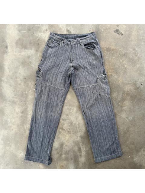 Other Designers Vintage Dogman Faded Stretch Denim Cargo Pants