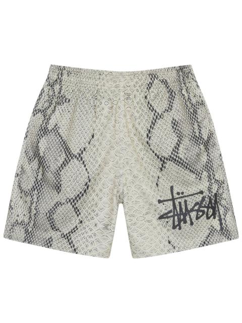 Stüssy Stussy Basic Snake Mesh Short Bone | REVERSIBLE