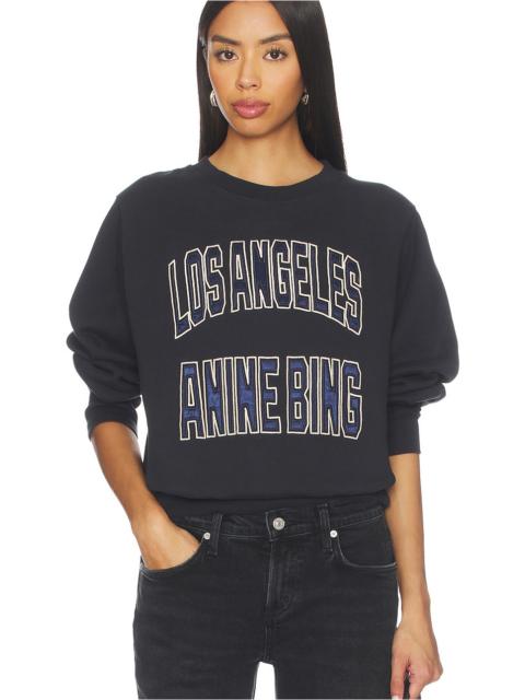 ANINE BING Harry Shrunken Sweatshirt La
