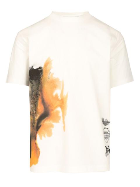 Y-3 Y-3 Aop T-Shirt White