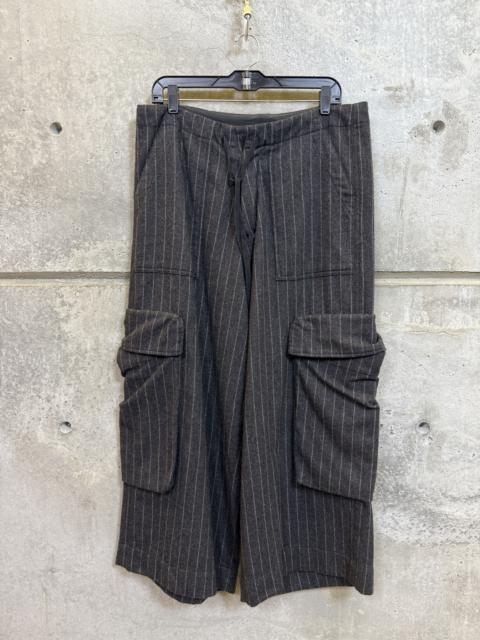 Greg Lauren Greg Lauren Chalkstripe Wide Leg Pants