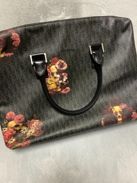 Dior Dior Homme 17SS Floral Skull Tote Bag