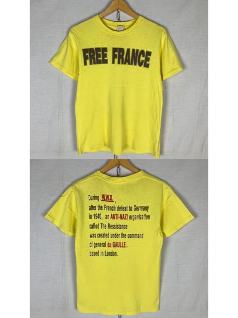 Other Designers Vintage Free France Tshirt War Peace Nazi