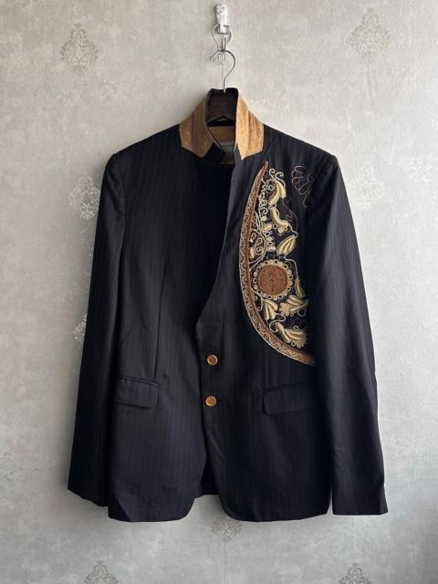 Dries Van Noten Dries van Noten 15SS Embroidered Wool Blazer