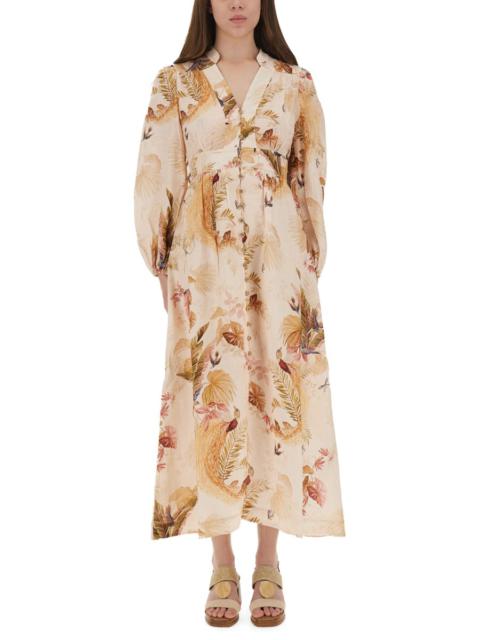 ASCENSION PLUNGE MIDI DRESS