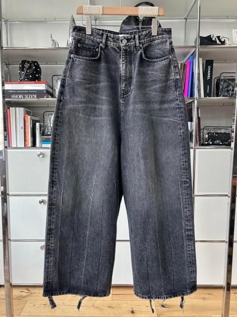 BALENCIAGA Balenciaga low-rise faded grey denim jeans