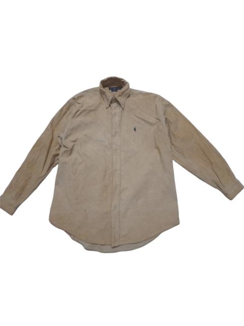Other Designers 80s Polo Ralph Lauren Corduroy Button Down (D738)