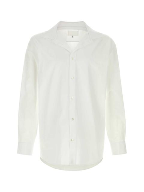 Maison Margiela Maison Margiela Men White Poplin Shirt